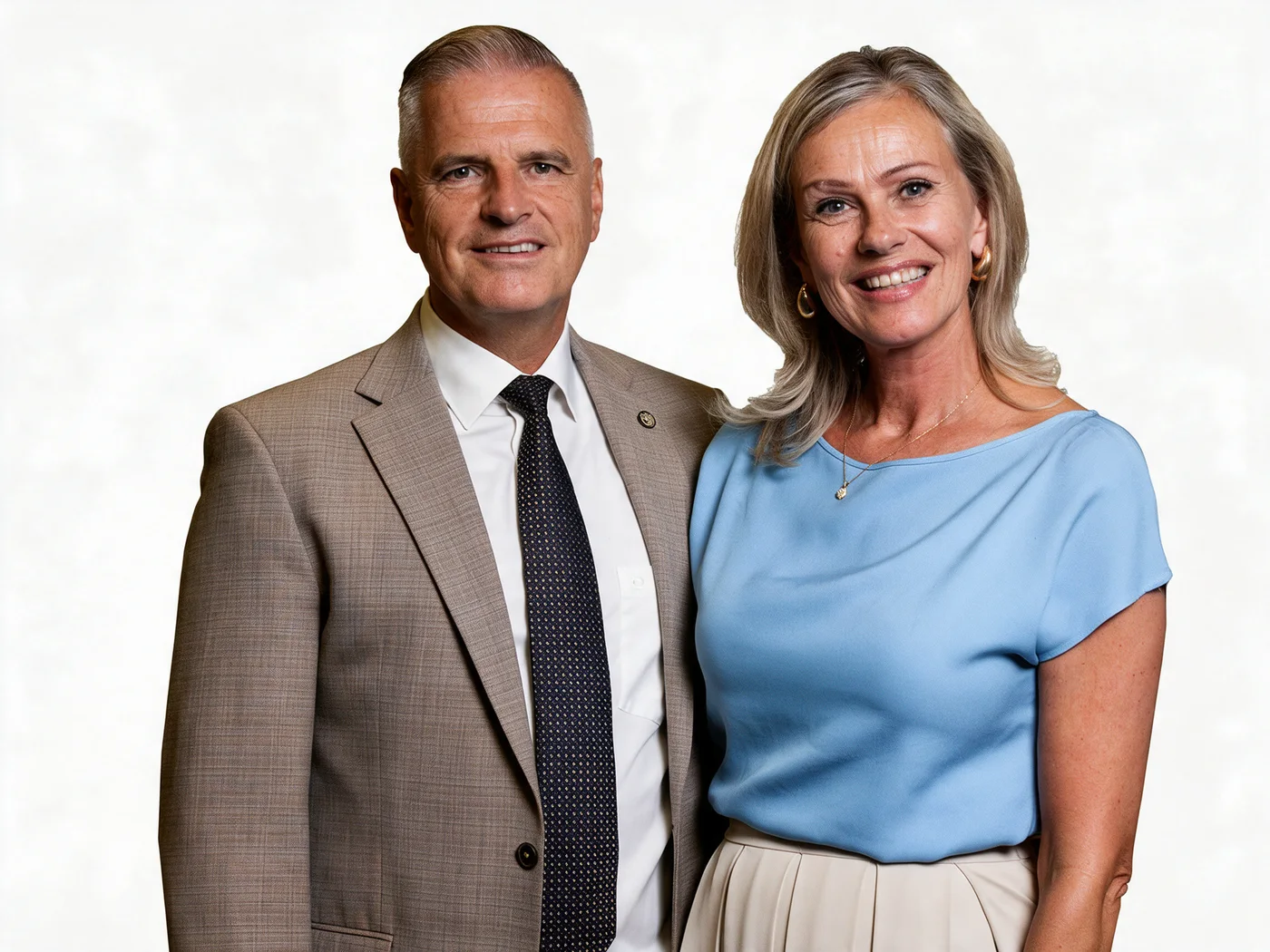 Pastor Martin Klok en zijn vrouw Marlies Klok